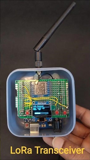 DIY LoRa Transmitter and Receiver #lora #arduino #diyprojects #diy