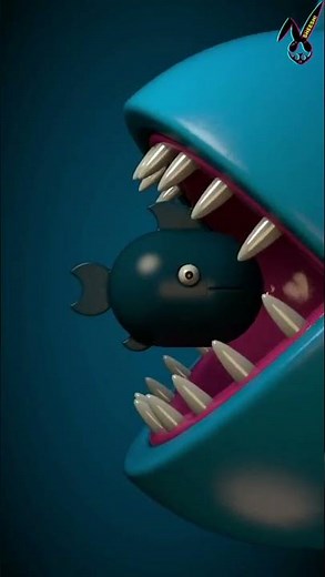 Big fish eating fish TikTok 🐟 | Amazing tiktok Video 3d animation