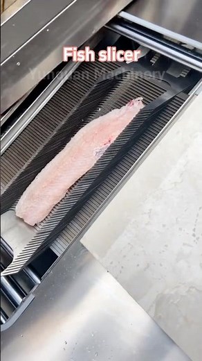Sharp fish fillet machine #fish fillet machine #thinly sliced fish fillet machine #fully automatic