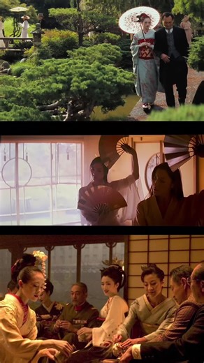 📽️Memoirs of a Geisha is a story of loss and violence, but also of resilience and beauty—the beauty found in music, in art, in the grace of a moving body. It’s an intimate look into the life of a Geisha, navigating between losses and gains, learning to find her way in a world that forced her to grow somewhere far from home. #viral#filmclips#films#japanase#Geisha