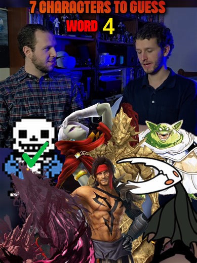 which of these was your favorite boss fight? guessing 7 characters in 15 words! so many villains this time!