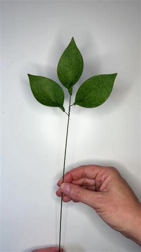 Easy DIY: How to Make a Felt Leaf Stem in 3 Simple Steps
