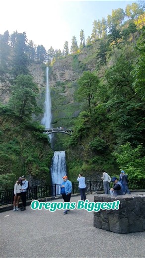 Multnomah Falls 189m 2 Tiers (Oregons Tallest) Multnomah Creek Columbia River Gorge Oregon USA #usa