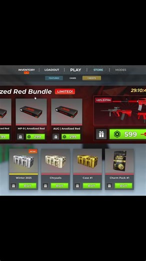 Roblox BloxStrike | Buying Winter Case 2025