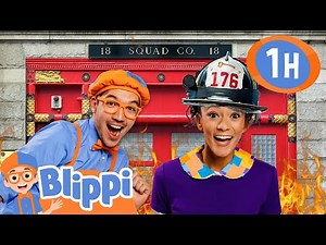 Blippi and Meekah Learn About Fire Safety at NYC Firehouse! 🔥| BLIPPI | Educational Kids Videos