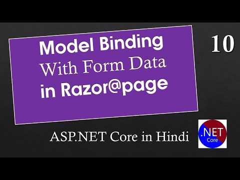 Rzr10 Model Binding With Form data in ASP NET Core Razor Page in Hindi - AppliedK