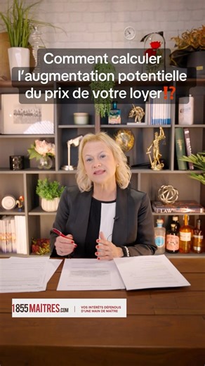 ➕🟰Comment calculer l’augmentation potentielle de votre loyer⁉️ #sophiemongeon #1855maitres | Sophie Mongeon