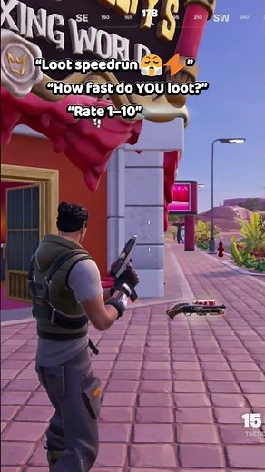 POV: Fortnite Landing + Loot Speedrun ⚡😂 | How Fast Do YOU Loot?