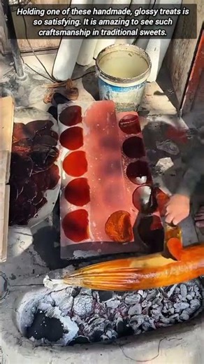 Watching The Process Of Creating These Shiny Sweet Treats