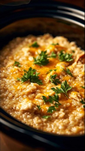 **Easy Crock Pot Chicken and Rice Recipe! 🤤🙌** Hey friends! This is my go-to for busy weeknights when I have no time to think. It’s super easy, delicious, and everyone loves it! 🙌 **What you'll need:** - 1 lb chicken breasts - 1 cup rice (white or brown) - 2 cups chicken broth - 1 cup shredded cheese (cheddar or your choice) - 1 onion, chopped - 1 cup frozen peas and carrots - 1 teaspoon garlic powder - Salt and pepper to taste **How to make it:** 1. Place chicken breasts in the bottom of the