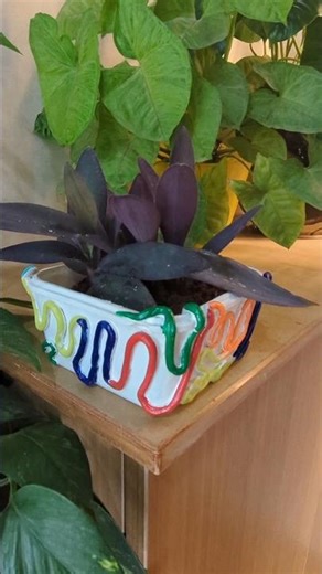 How to make | DIY Planter ☘️ #claycraft #diycrafts #reuse