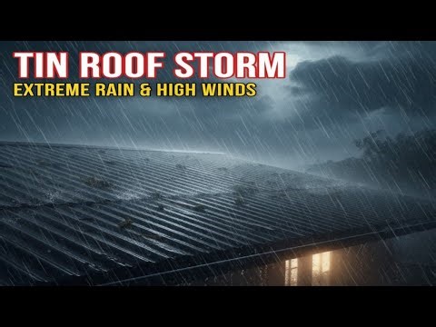 Rain Sounds For Sleeping | Heavy Rainfall For Sleeping