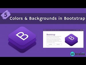 05 Colors & Backgrounds in Bootstrap | Bootstrap Tutorial for Beginners | Ui Brains | NAVEEN SAGGAM