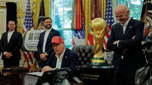 Trump announces 2026 World Cup draw will be held at Kennedy Center in December