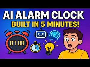 How to Build an AI Alarm Clock App Using AI in 5 Minutes!