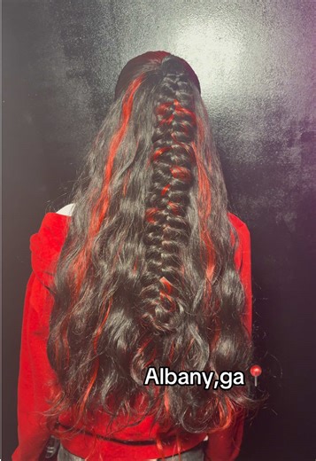 😍😍half up half down with butterfly braid🔥click link in bio to book it📲 #albanygahairstylist #hairinspo #fypシ゚viral #xybca #albanyga
