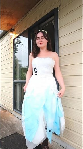 Corpse Bride🦋 This is my second sewing project and favourite Halloween costume that I've ever made!