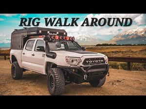 Adventure Vehicle Walk-Around | Tacoma with ALU CAB Canopy Camper