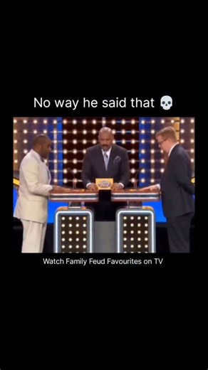 Celeb x Vybz on Instagram: "🤣 Family Feud Favorites delivers another all time classic moment. Under the bright studio lights, Steve Harvey stands in his crisp white suit, mid-question, facing a contestant who answers with absolute confidence… and completely derails the moment. The response lands, Steve freezes, and the crowd instantly loses it. But the real scene stealer is Allison in the red dress — eyes wide, shock written all over her face, before she slowly realizes there’s no coming back f