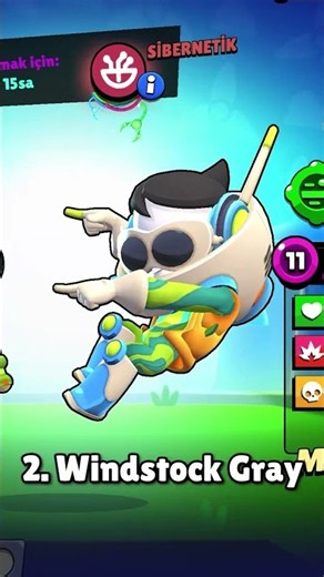 What is the best Winstock skin? #shorts #brawlstars