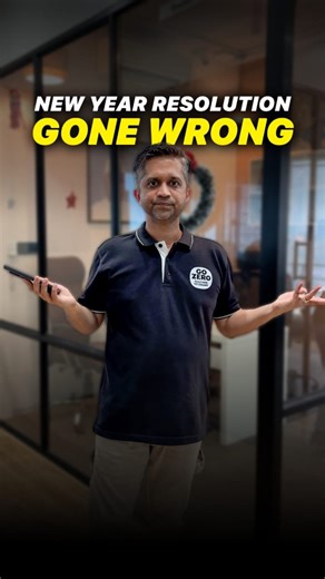 Kiran Shah on Instagram: "Itna bhi literally nahi lena tha🤦‍♂️ (New year resolution, corporate, team, humor, startup) #funny #newyearresolution #founderslife"