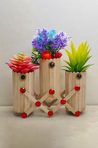 1.2M views · 10K reactions | Creative Crafts Popsicle Stick & Plastic Bottle DIY Projects You’ll Love! | JK Creation | Facebook