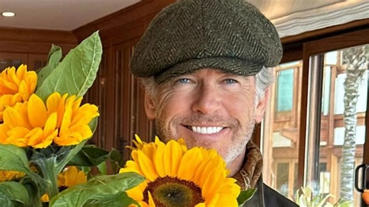 Ageless Pierce Brosnan puzzles fans as he poses for ‘beautiful’ snaps with wife