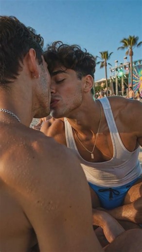 🏳️‍🌈 beach music and a kiss that felt like everything #gay #love #lgbtq #mlm #lovestory #bl
