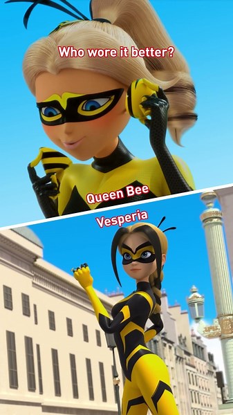In your heart, who’s your Queen? Let us know! 👑 #Queenbee #vesperia #miraculous #miraculousladybug