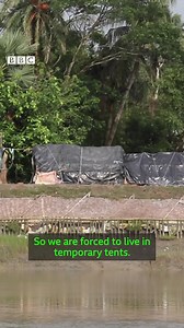 The Sundarbans are the world’s largest mangrove forest, but the islands are slowly sinking as sea levels rise with global warming. As climate change wreaks havoc on the land, some residents have had to live in makeshift tents year after year. https://bbc.in/3hWDY0g | BBC News