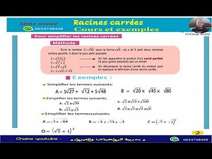 Square Roots Part 2 Simplifying Roots