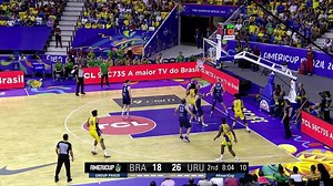 20 x 26 - Didi Louzada faz bonita bandeja pro Brasil