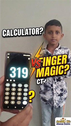 Amazing Finger Abacus Skills: Solving Complex Addition in Seconds!#abacus #shorts