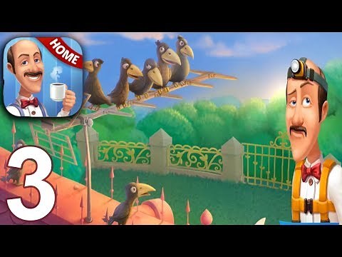 HOMESCAPES Story Walkthrough Gameplay Part 3 - Day 3 (iOS Android)