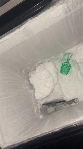 First chunk of the chunk series part: 1. Let’s get this freezer down for the next humidifier 3 day build!! #humidifierfreezerfrost #asmrvideo #foryoupage