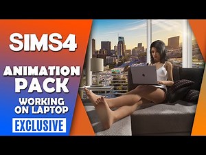 The Sims 4 | Working On Laptop Animation Download