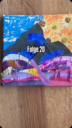 Think inside the Frame on Instagram: "Willkommen zu Folge 20 von 30 verschiedenen Kunststilen in 60 Tagen. Thema heute Collage #bastelliebe #artchallenges #collage #kleinekünstler #kinderkunst"
