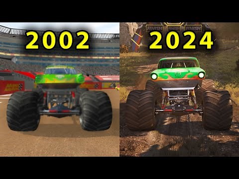 AVENGER Monster Truck EVOLUTION in MONSTER JAM GAMES (2002-2024)