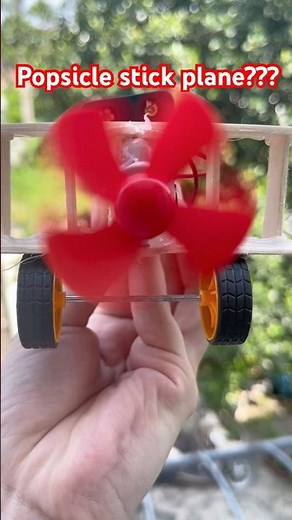 Popsicle Stick Plane – Can It Really Fly!? ✈️🤯