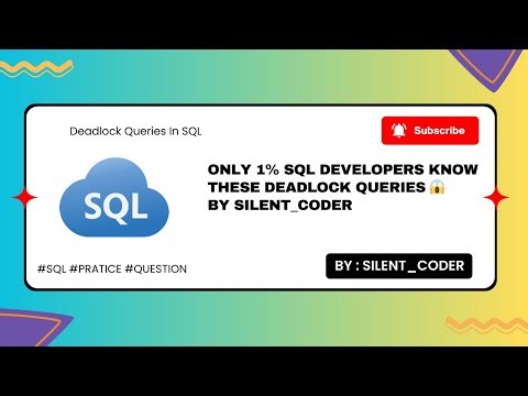 SQL Deadlock Mastery | Step-by-Step Queries by #Silent_coder #coding #deadlock #sqlquery #sql