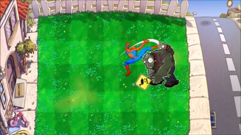 Spiderman vs zombies