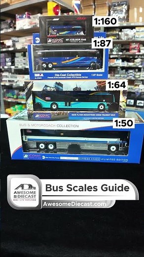 🚌 Diecast Bus Scales Explained 🧠
