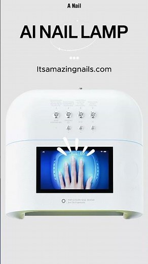 🔥 Smartest Nail Lamp Ever? O NAIL AI Lamp in Action!