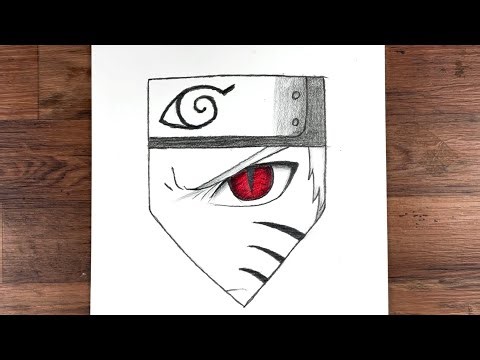 How to draw Naruto eyes step-by-step | ￼￼ easy Naruto eye for beginners and anime fans