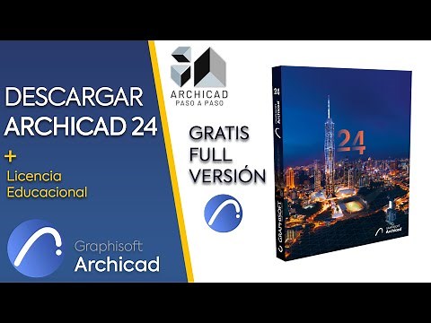 CÓMO DESCARGAR ARCHICAD 24 ESPAÑOL | Full versión | Educacional | 2020 💻
