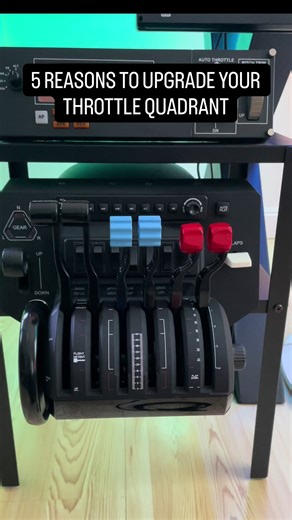 5 Reasons to upgrade your throttle quadrant #simulator #plane #aviation #microsoftflightsimulator #sim