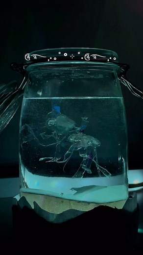 Yasmin 笠 on Instagram: "Easy jellyfish lava lamp!! ༊彡✧˖° ib @francheskaaw"