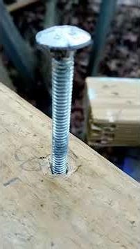 Spinning Carriage Bolt? Get It Out!
