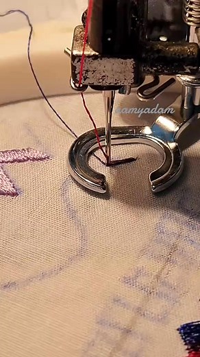 104K views · 848 reactions | Colorful variegated thread #beginers #learnembroidery #tutorial #normalsewingmachine #embroidery | Amila adam | Facebook