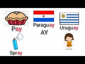 Las Sílabas AY, EY, OY, UY, Reversas de la “Y - Para Niños
